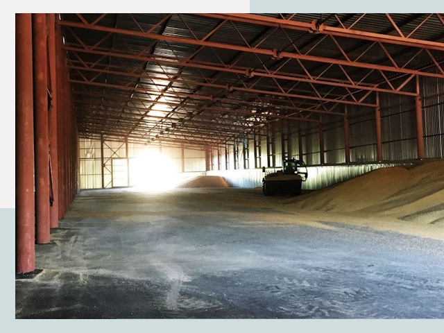 Строительство зернохранилищ в Норильске