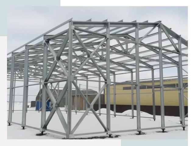 Каркасные ангары в Норильске