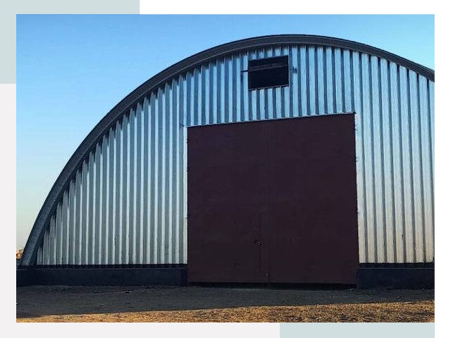 Бескаркасные ангары в Норильске