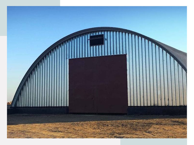 Арочные ангары в Норильске