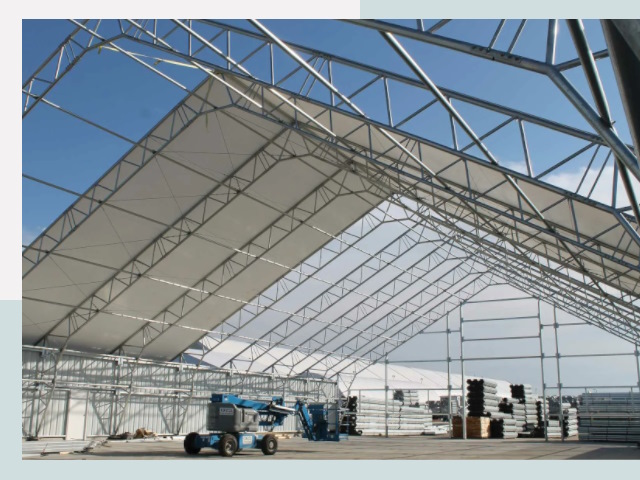 Каркасно-тентовые сооружения от СтальСтрой-Нрл по цене 623 руб.