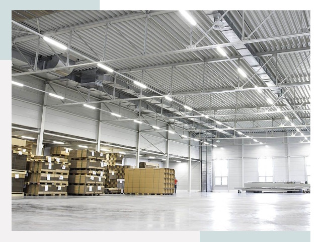 Освещение ангаров в Норильске